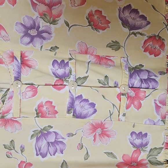 Floral Vintage Yellow Dress - Picture 4 of 6